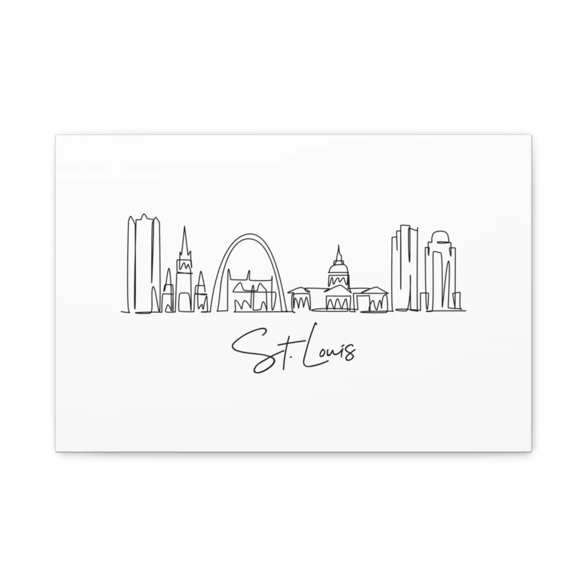 St. Louis Skyline Canvas Print