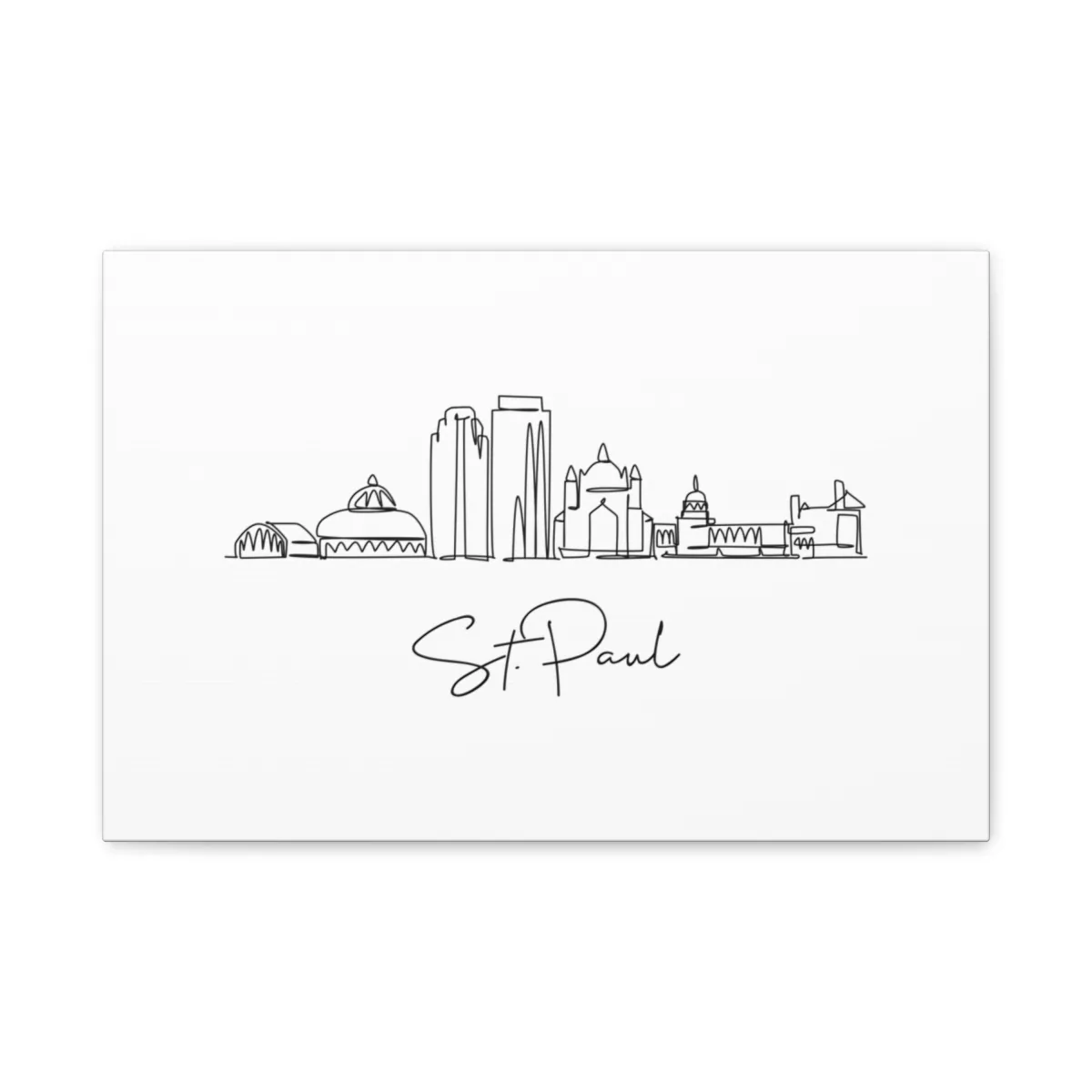 St. Paul Skyline Canvas Print