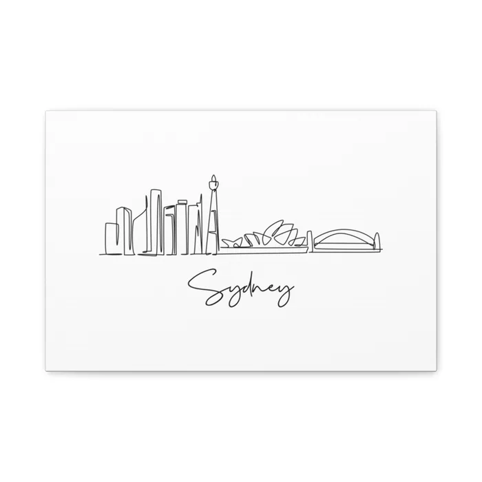 Sydney Skyline Canvas Print