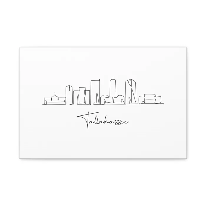 Tallahassee Skyline Canvas Print