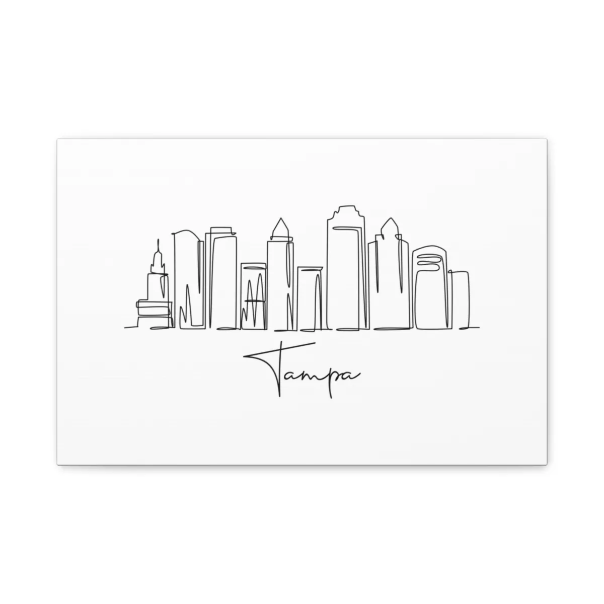 Tampa Skyline Canvas Print