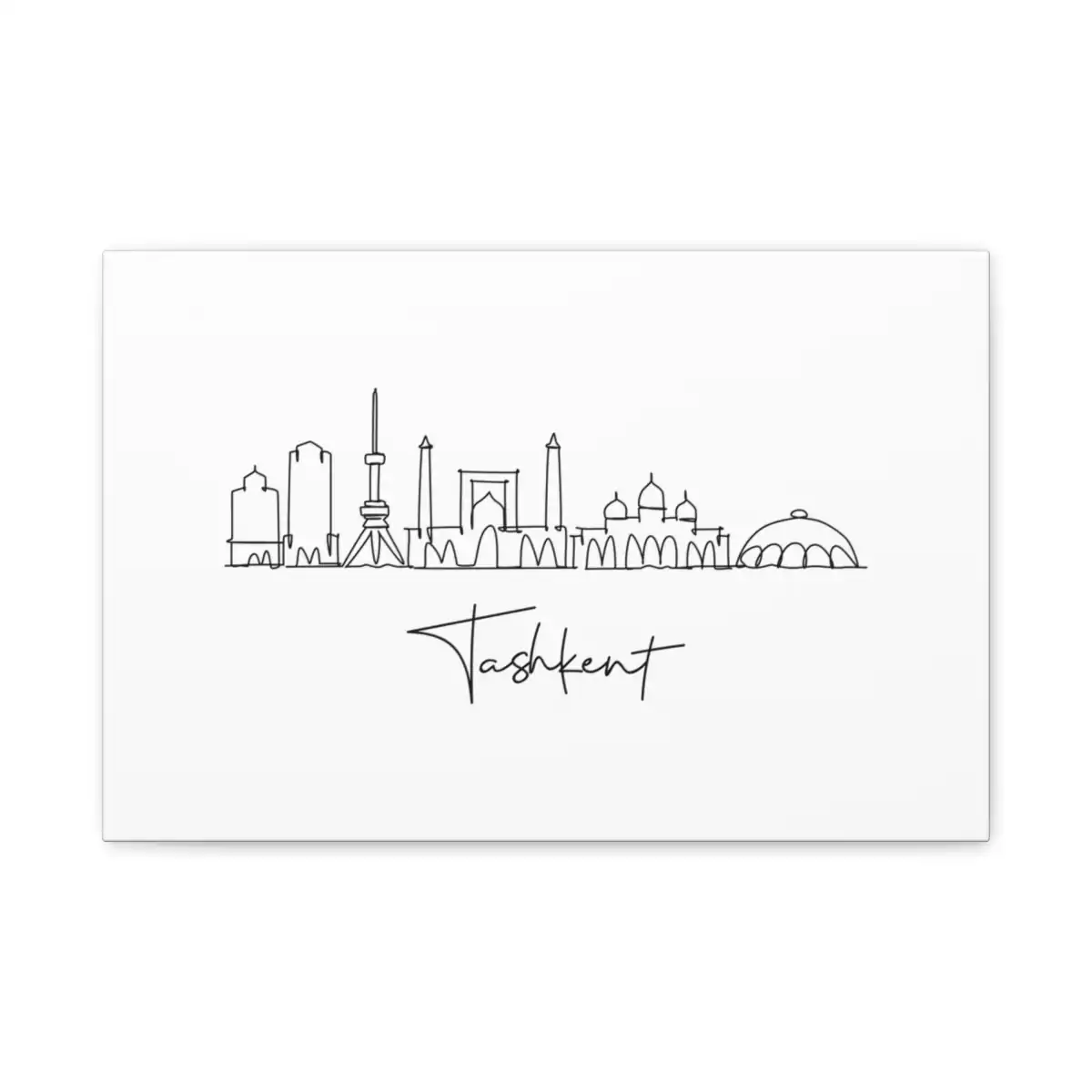 Tashkent Skyline Canvas Print