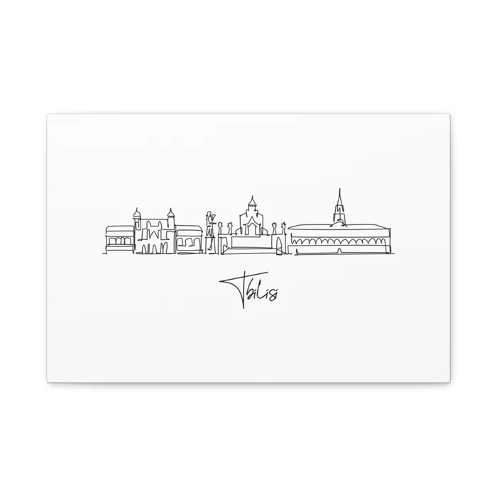 Tbilisi Skyline Canvas Print