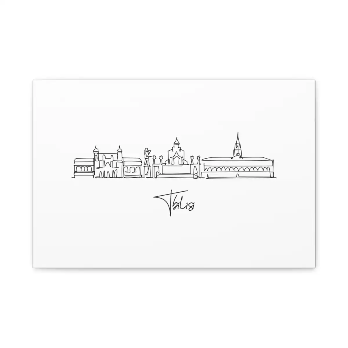Tbilisi Skyline Canvas Print