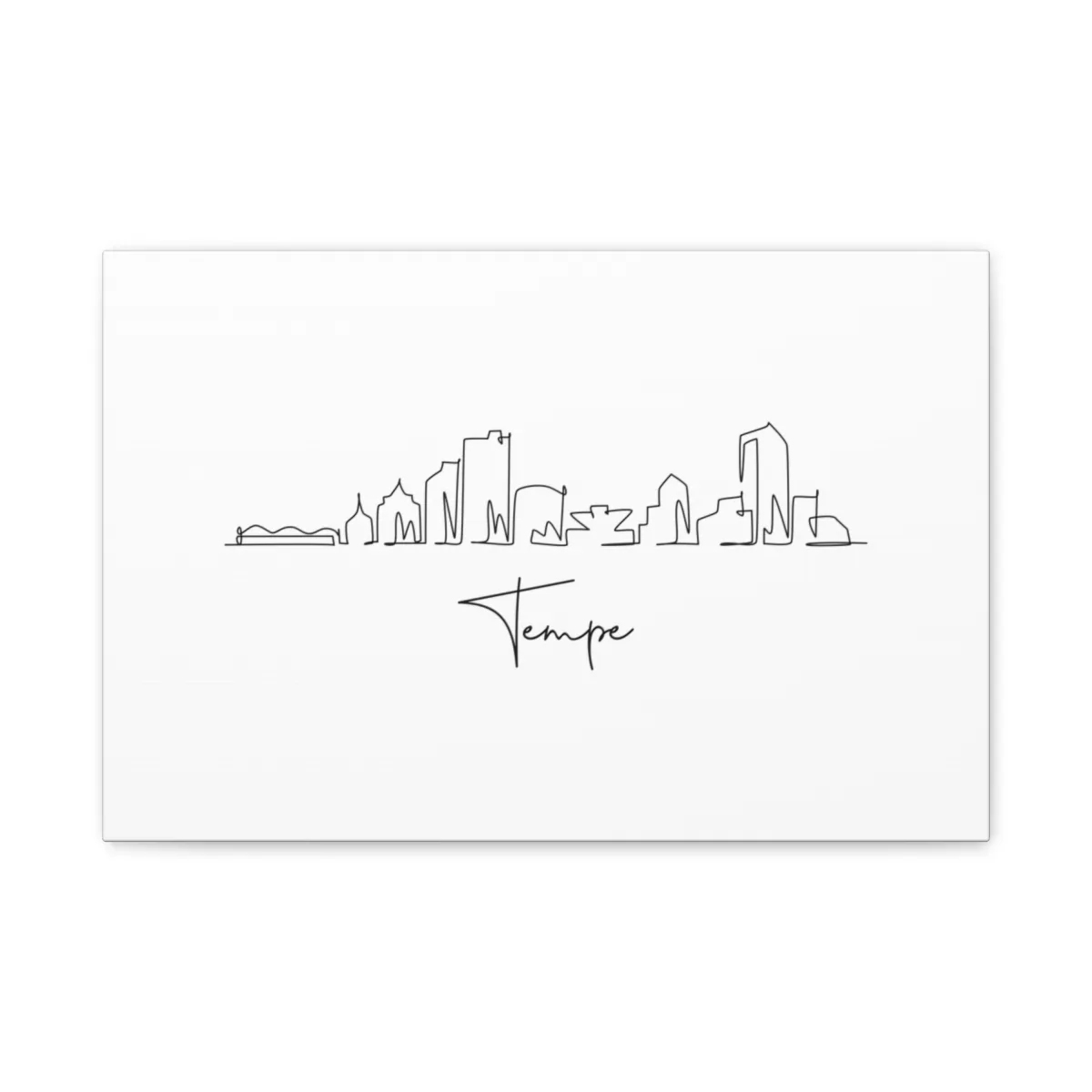 Tempe Skyline Canvas Print