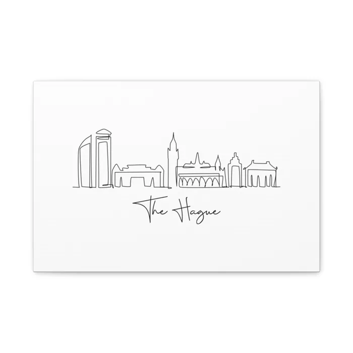 The Hague Skyline Canvas Print