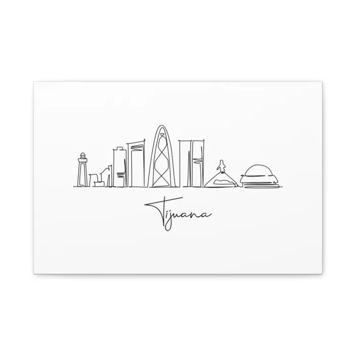 Tijuana Skyline Canvas Print