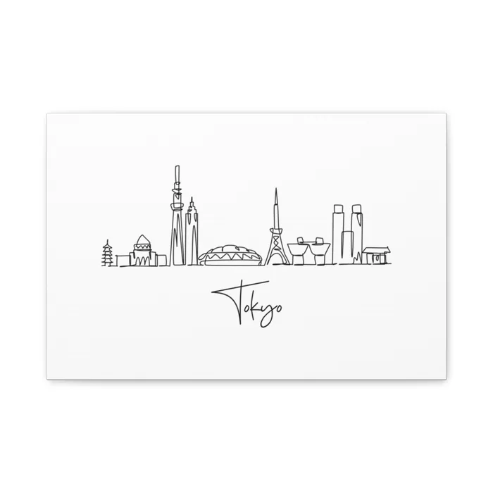 Tokyo Skyline Canvas Print