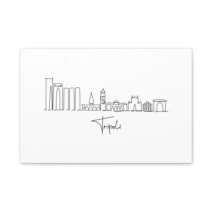Tripoli Skyline Canvas Print