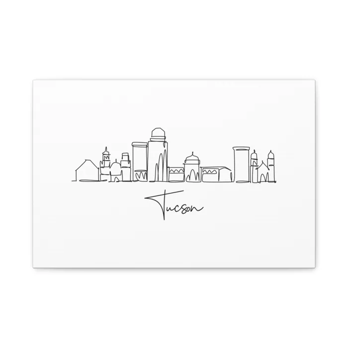 Tucson Skyline Canvas Print
