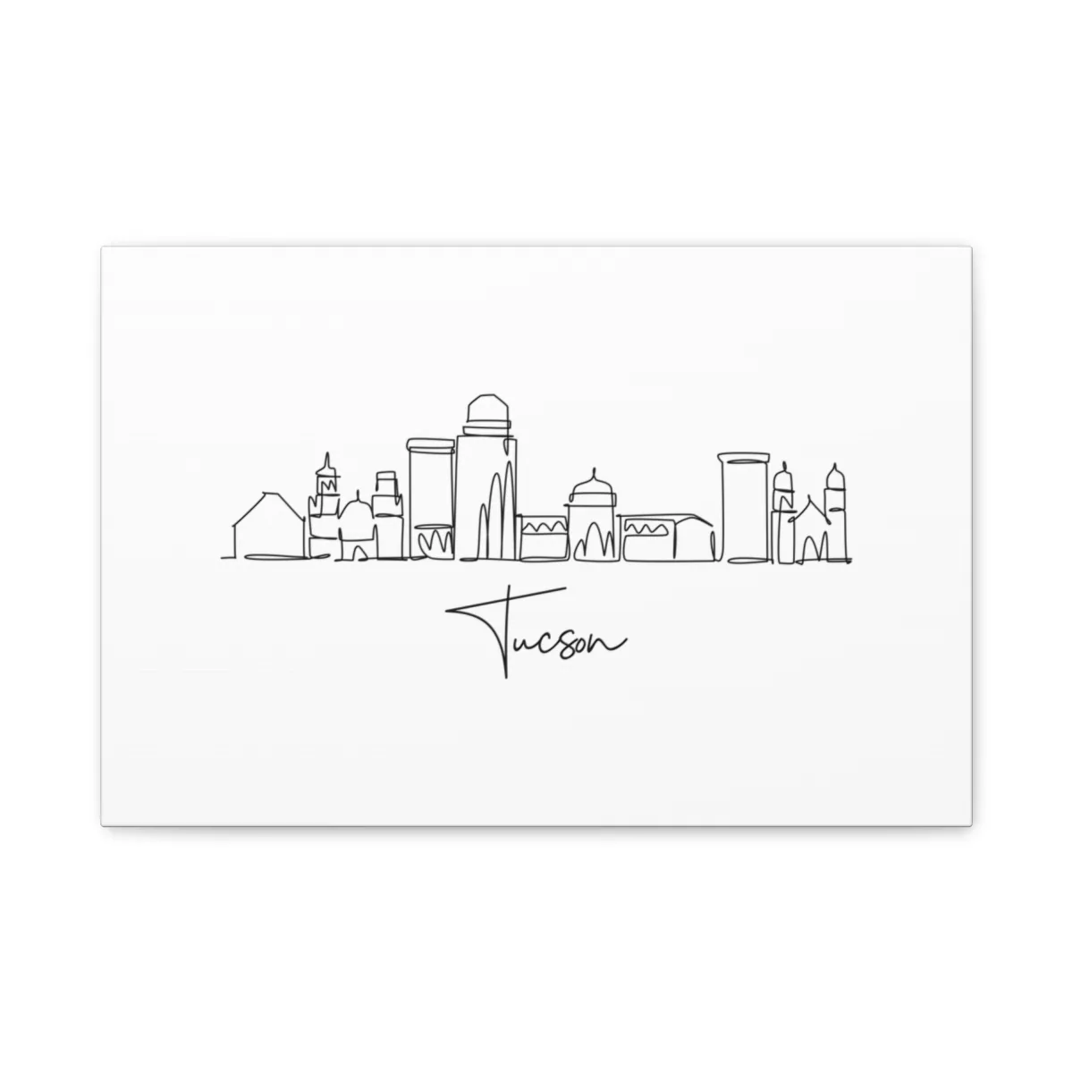 Tucson Skyline Canvas Print