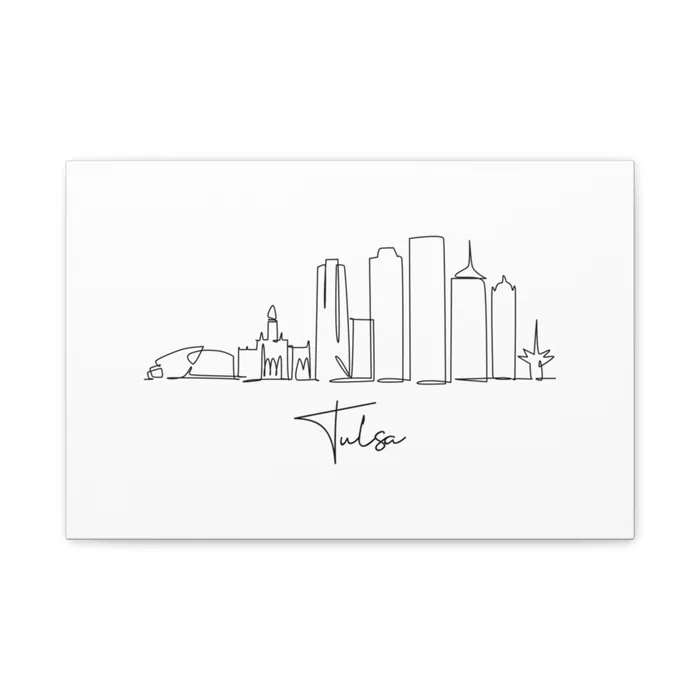 Tulsa Skyline Canvas Print