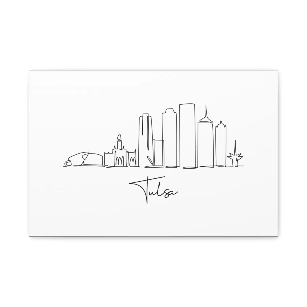 Tulsa Skyline Canvas Print