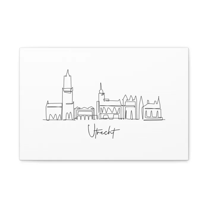 Utrecht Skyline Canvas Print