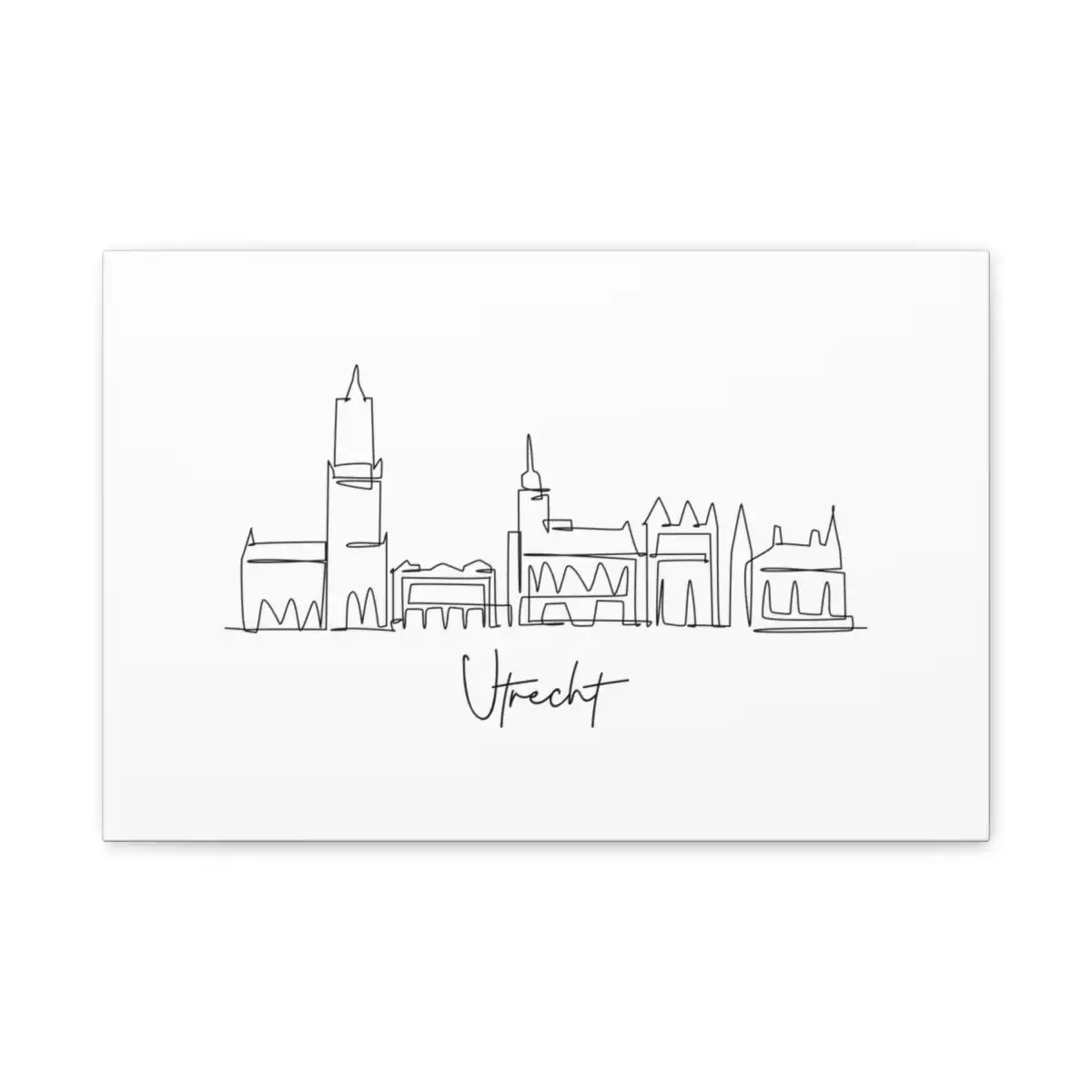 Utrecht Skyline Canvas Print