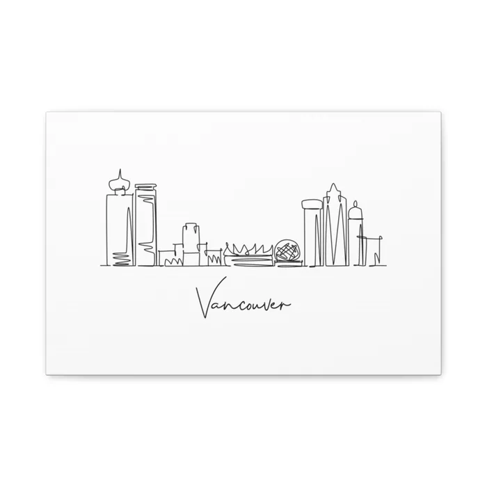 Vancouver Skyline Canvas Print