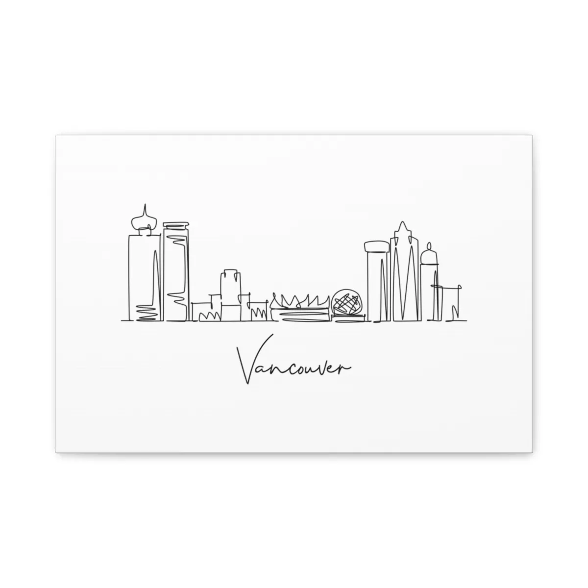 Vancouver Skyline Canvas Print