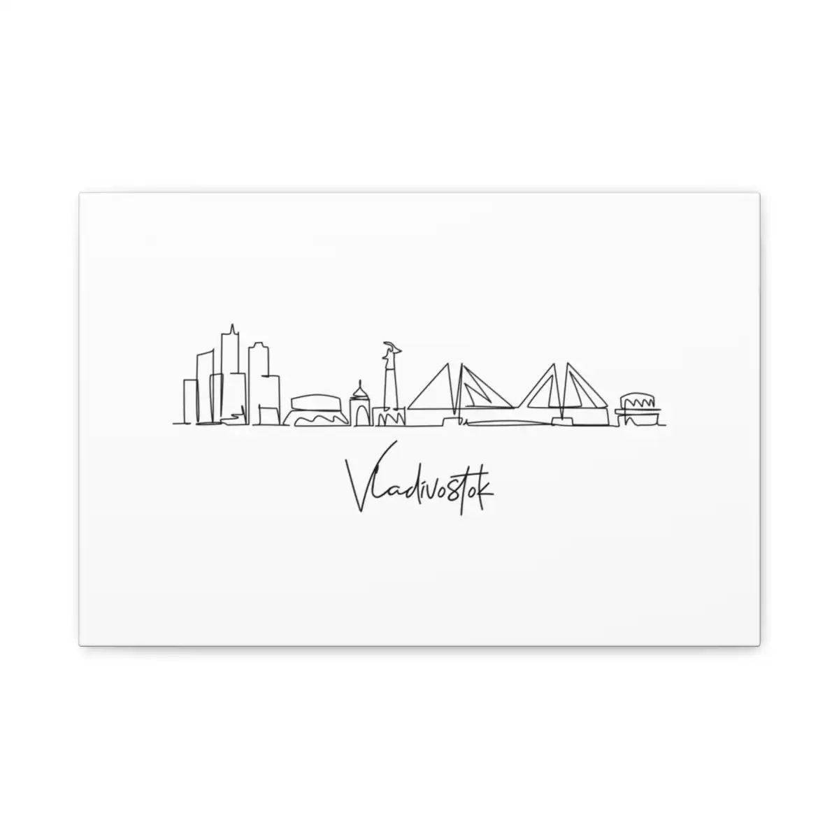 Vladivostok Skyline Canvas Print