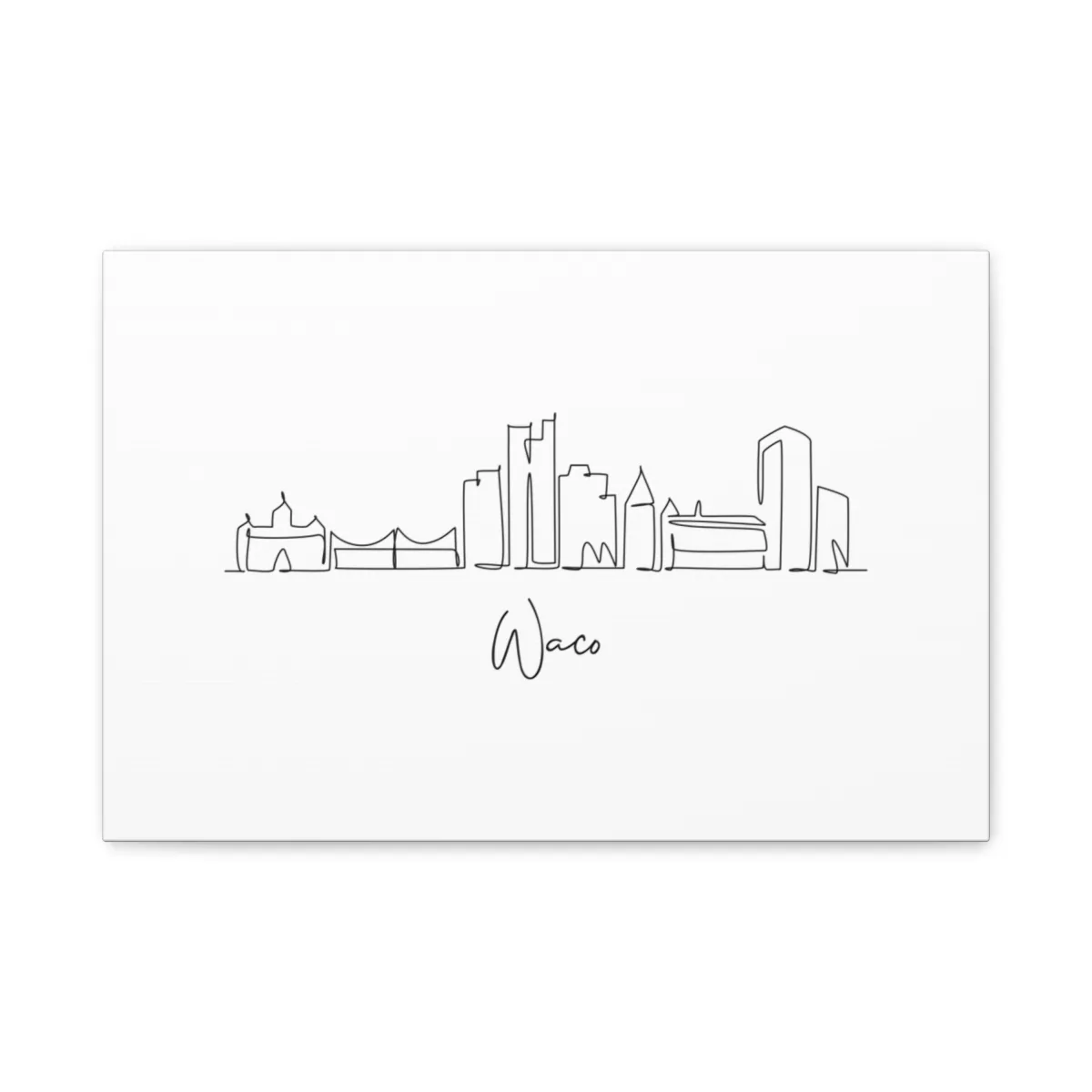 Waco Skyline Canvas Print