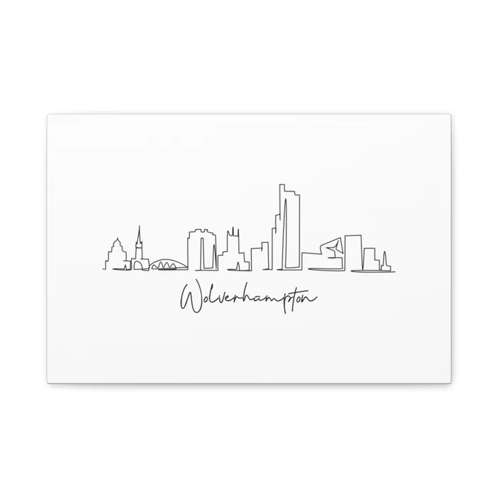 Wolverhampton Skyline Canvas Print