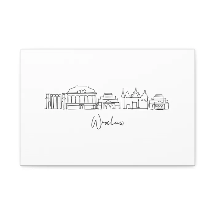 Wroclaw Skyline Canvas Print