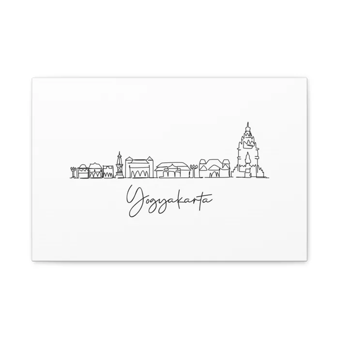Yogyakarta Skyline Canvas Print