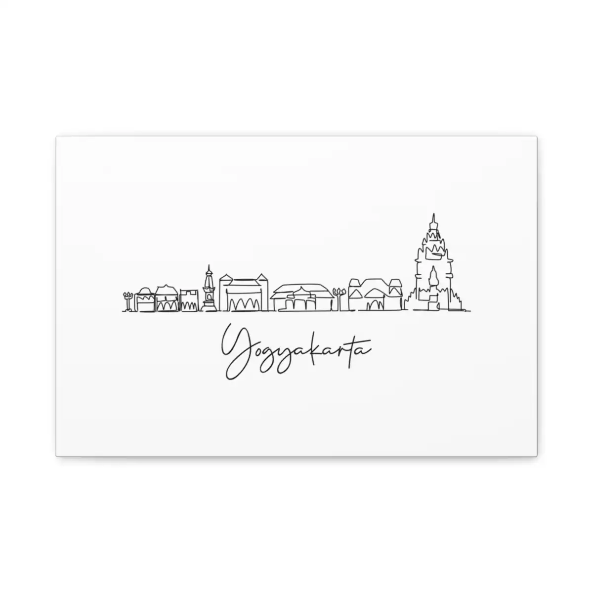 Yogyakarta Skyline Canvas Print