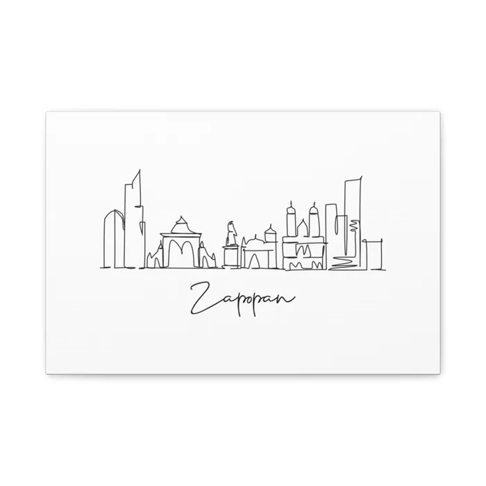 Zapopan Skyline Canvas Print