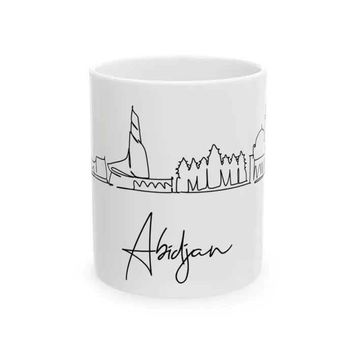 Abidjan Skyline Mug