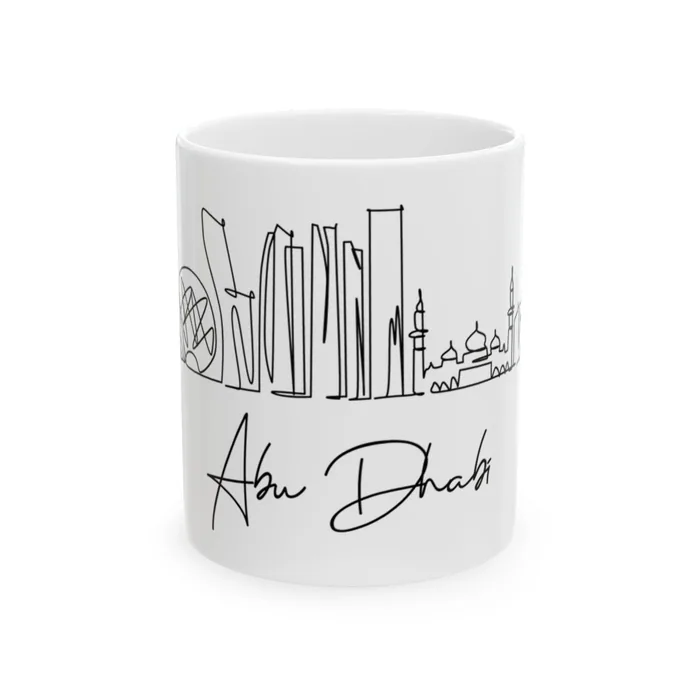 Abu Dhabi Skyline Mug