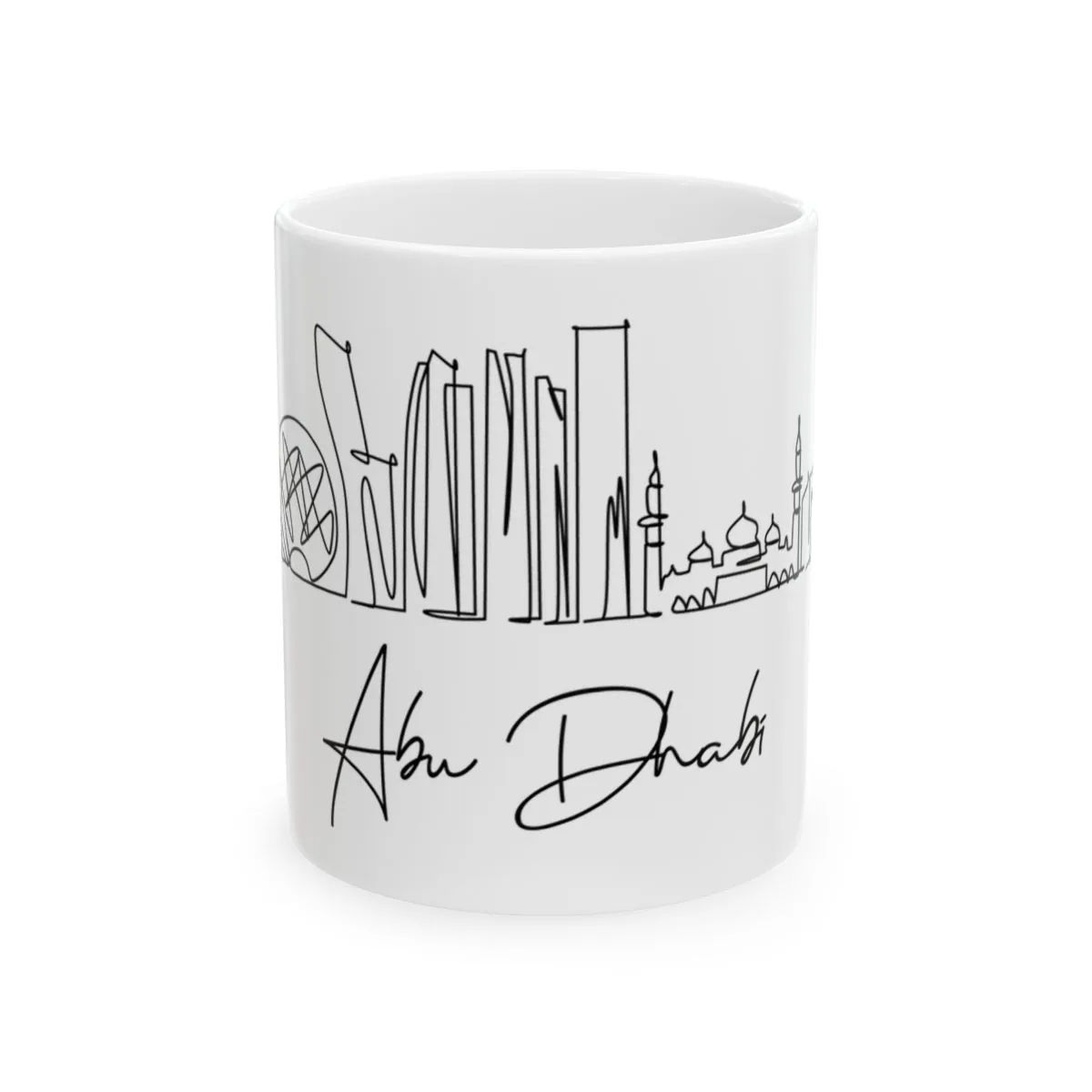 Abu Dhabi Skyline Mug