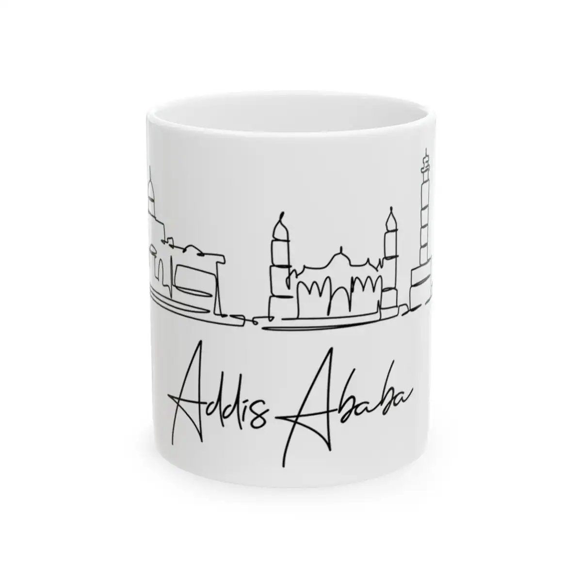 Addis Ababa Skyline Mug