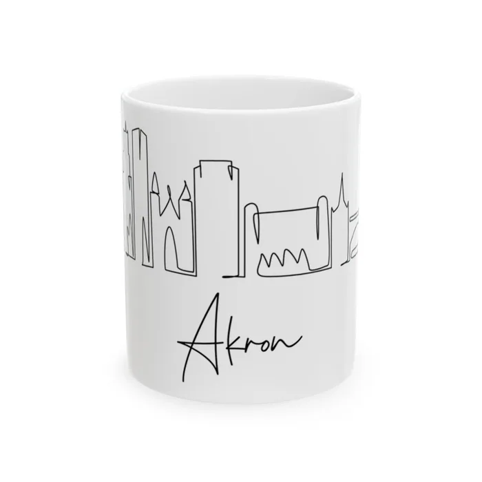 Akron Skyline Mug