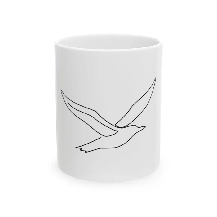 Albatross One Line Art Mug