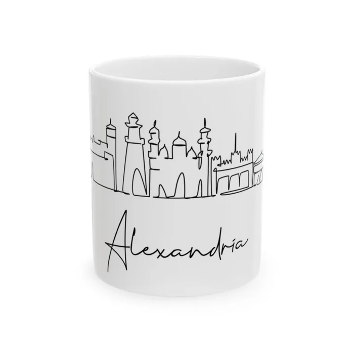 Alexandria Skyline Mug