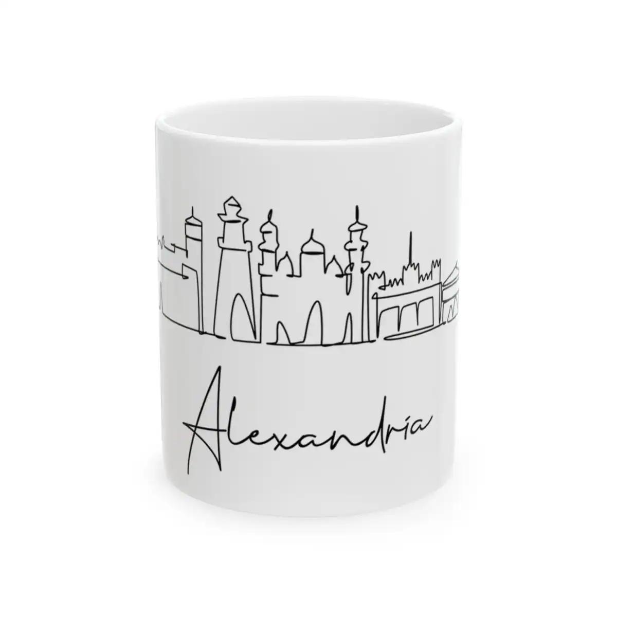 Alexandria Skyline Mug