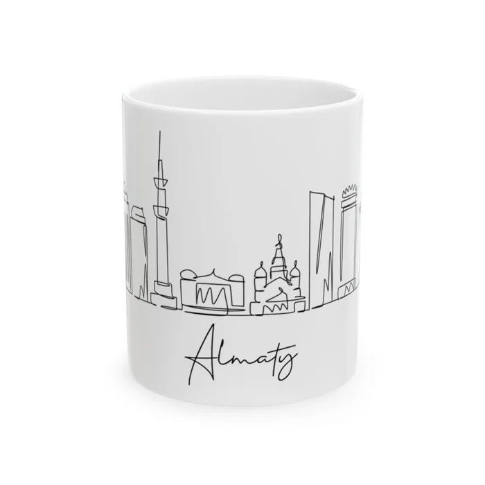 Almaty Skyline Mug