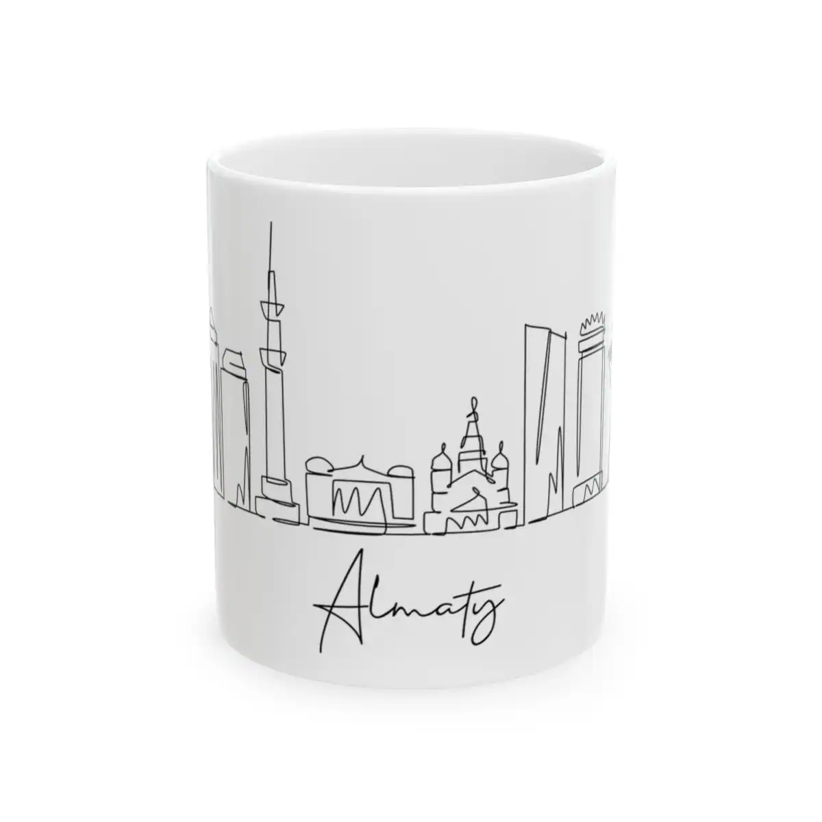 Almaty Skyline Mug