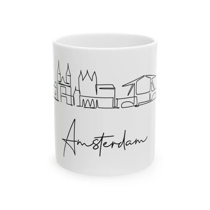 Amsterdam Skyline Mug