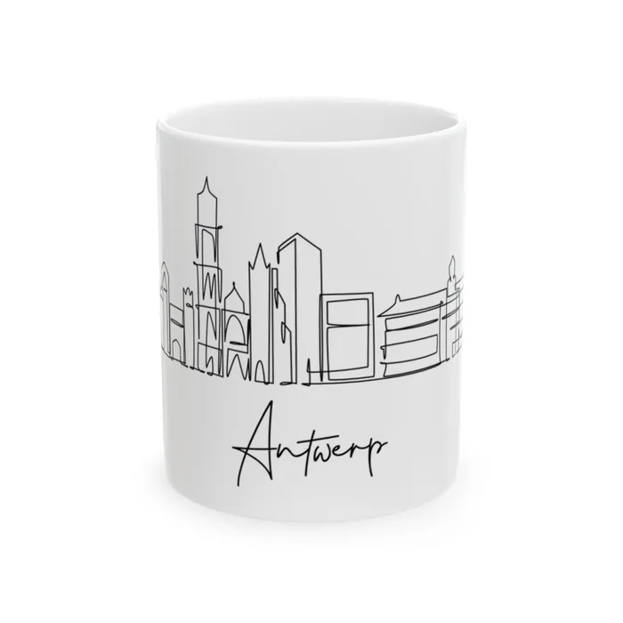Antwerp Skyline Mug