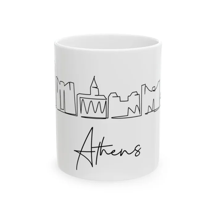 Athens Georgia Skyline Mug