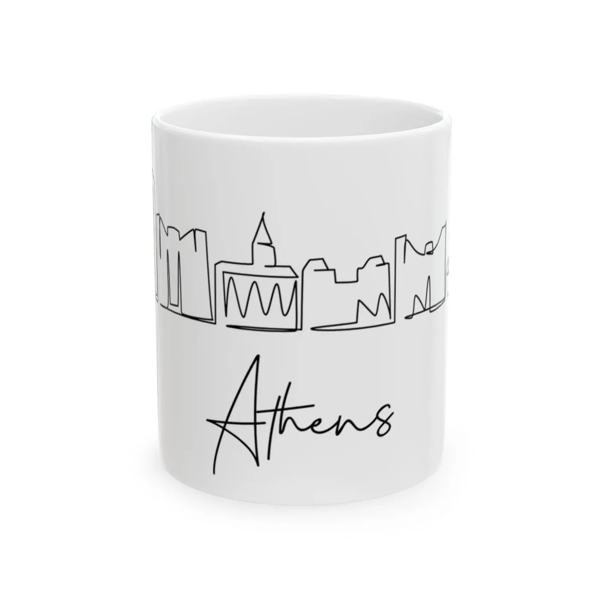 Athens Georgia Skyline Mug