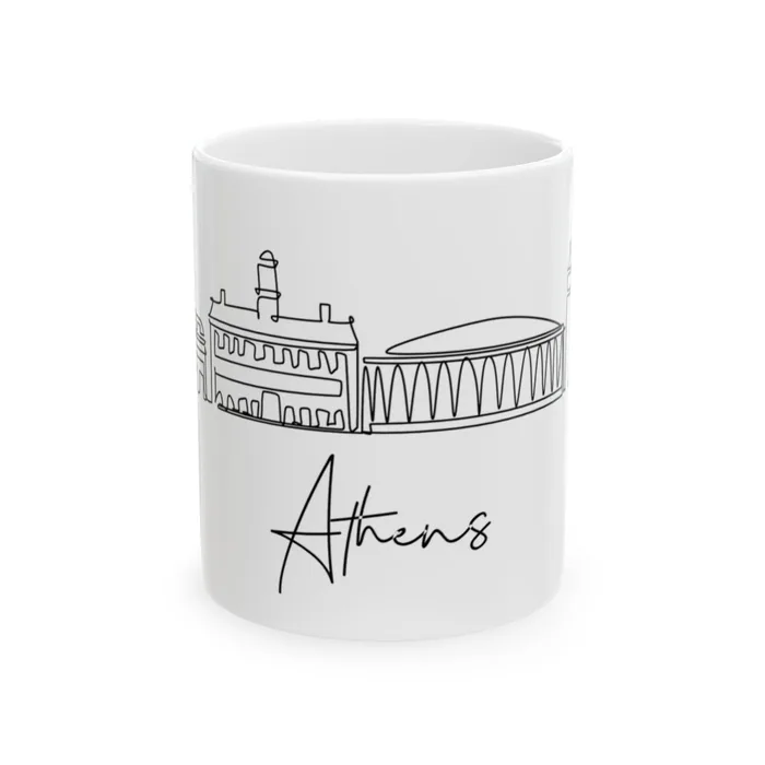 Athens Ohio Skyline Mug