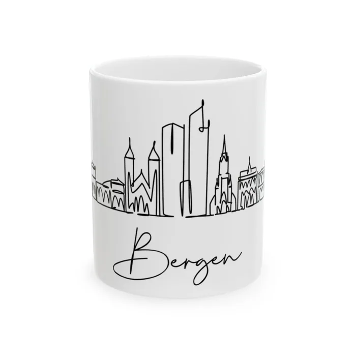 Bergen Skyline Mug