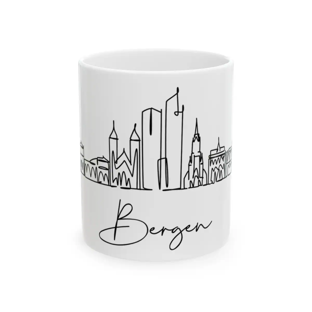 Bergen Skyline Mug