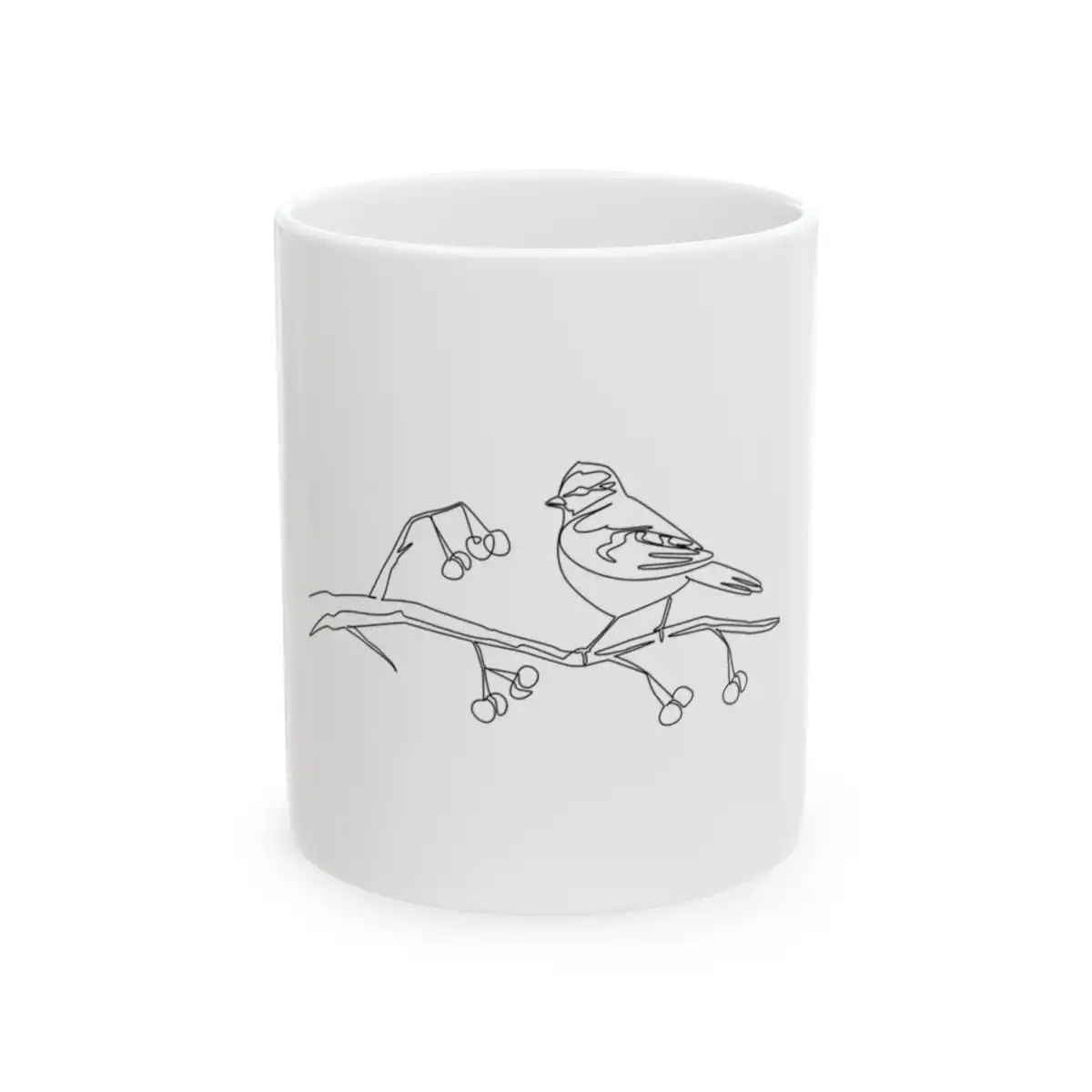 Blue Tit One Line Art Mug