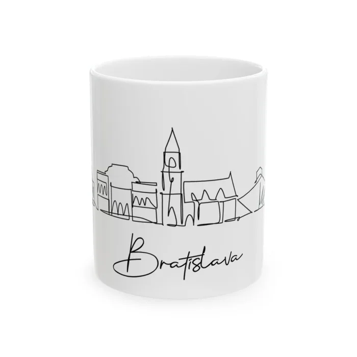 Bratislava Skyline Mug