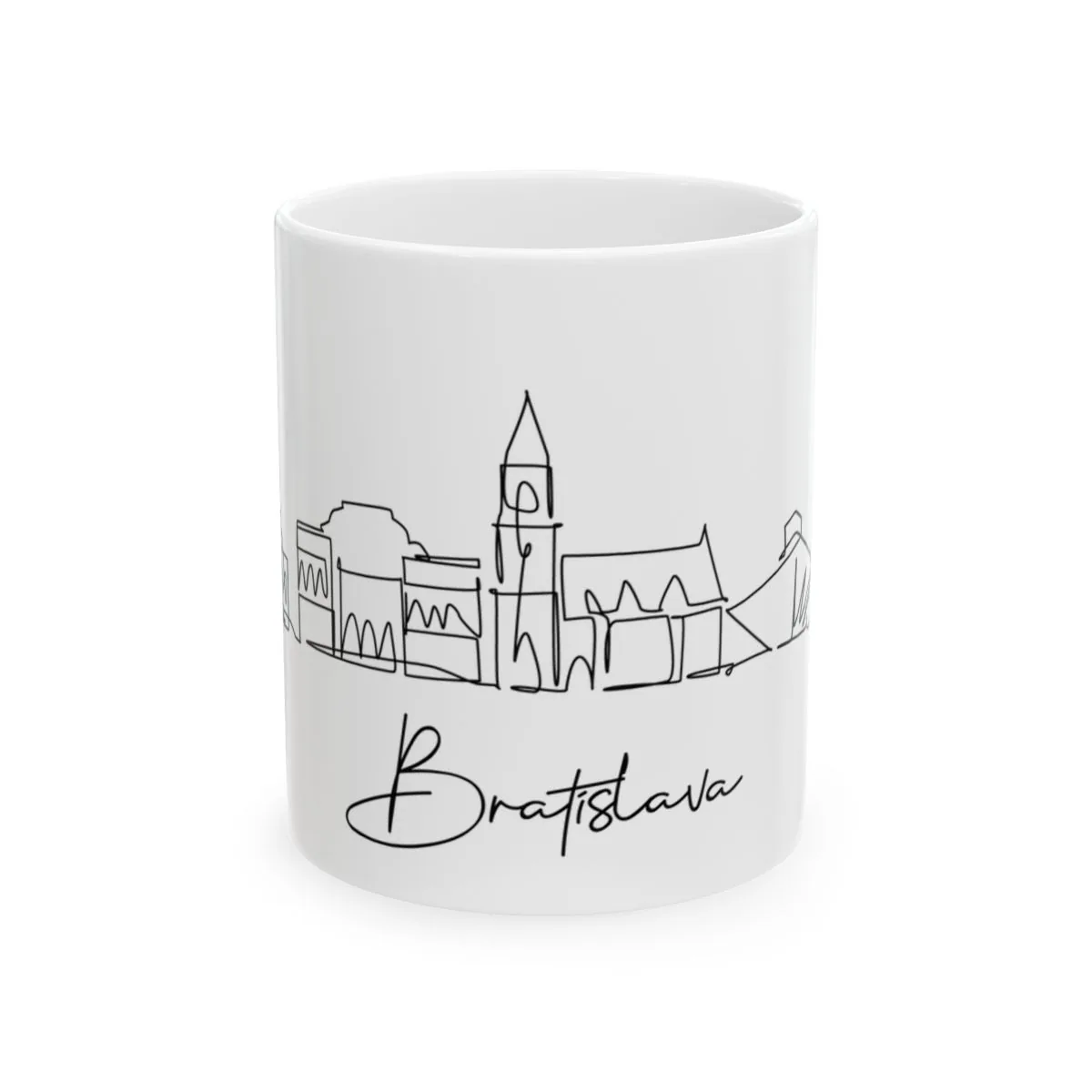 Bratislava Skyline Mug