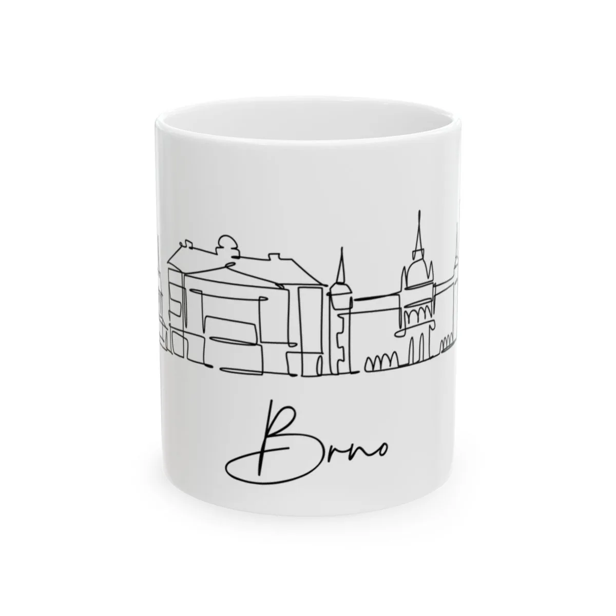 Brno Skyline Mug