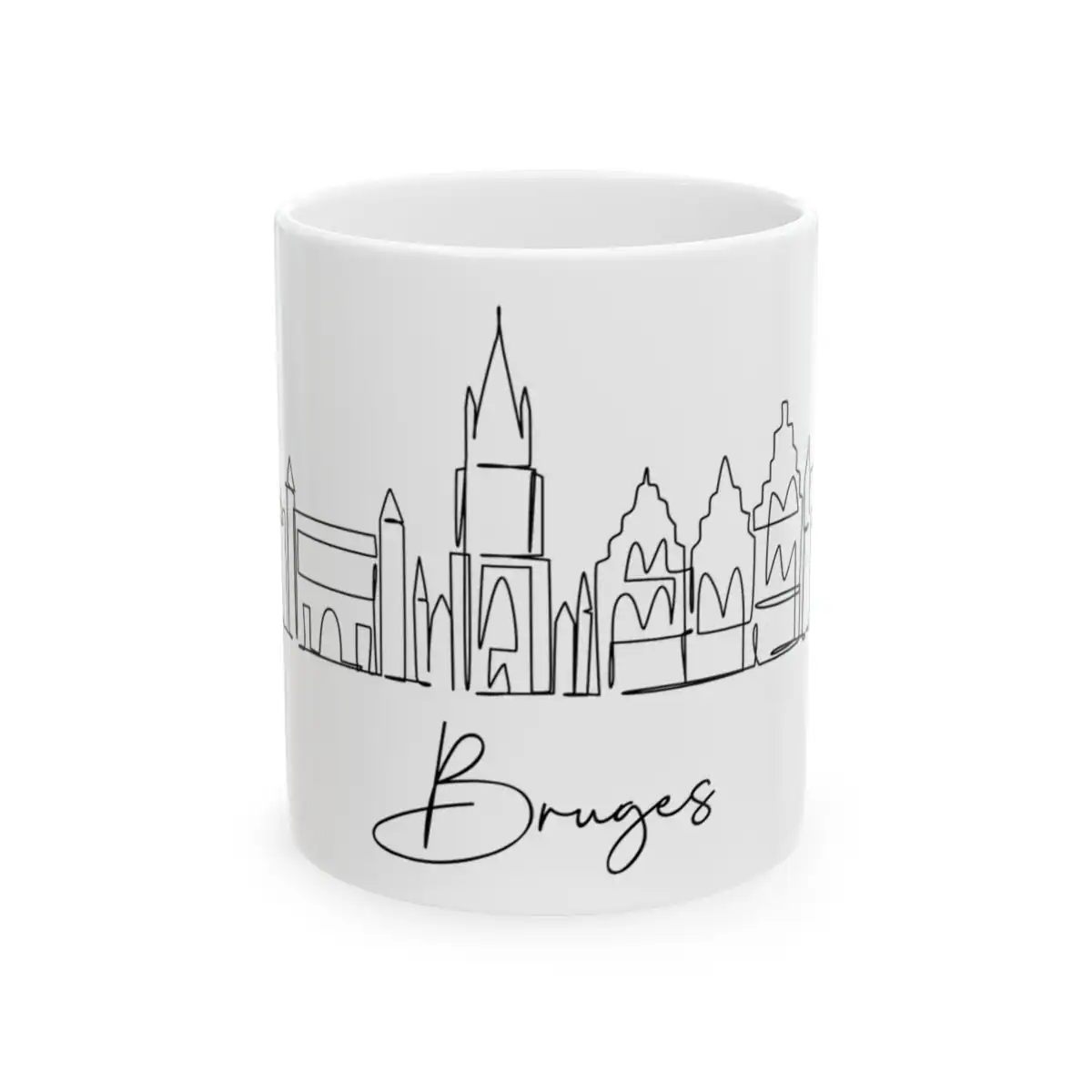 Bruges Skyline Mug